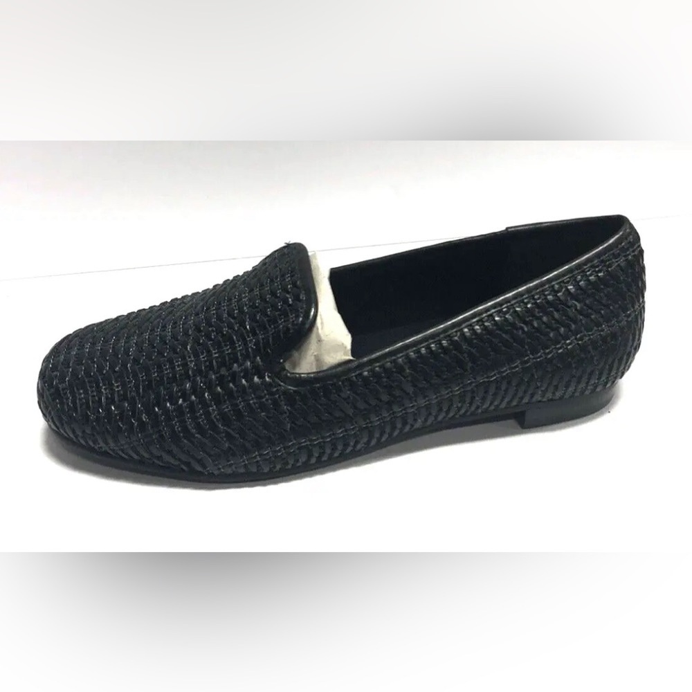 Walking Cradles Foster Womens Flat Black Woven Size 7.5W